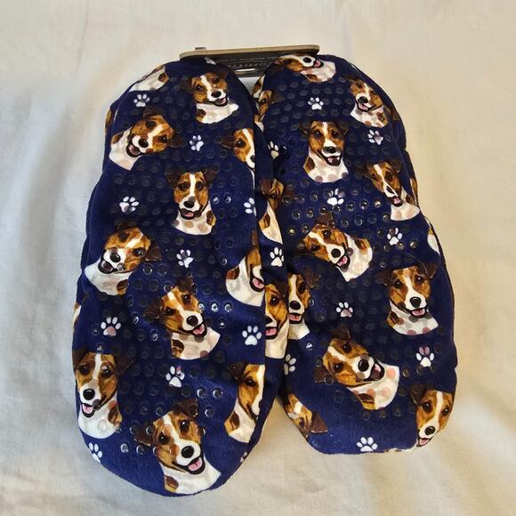 Comfies Jack Russel Terrier Slippers Women's One Size Fits Most NWT - Picture 6 of 9